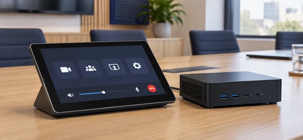Tableta de control para sistemas de videoconferencia