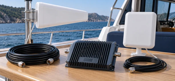 Amplificadores de Cobertura para Barcos