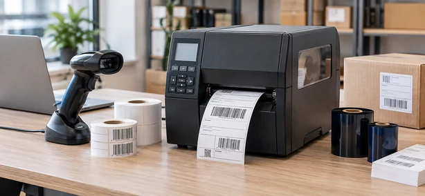 Código de Barras e Impresión en Liquidación