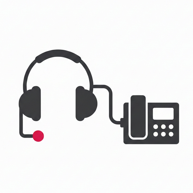 Auriculares con Cable para Teléfono Fijo