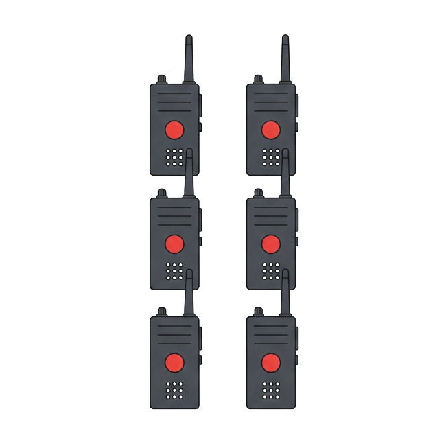 Kit de 6 Walkies Talkies y más