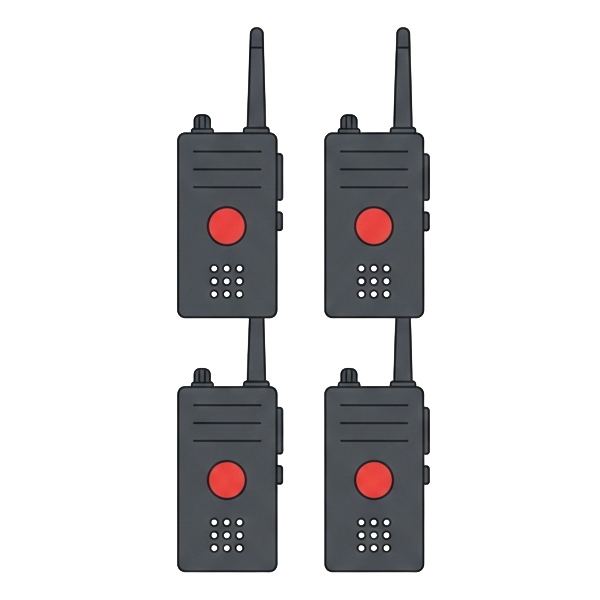 Kit de 4 Walkies Talkies
