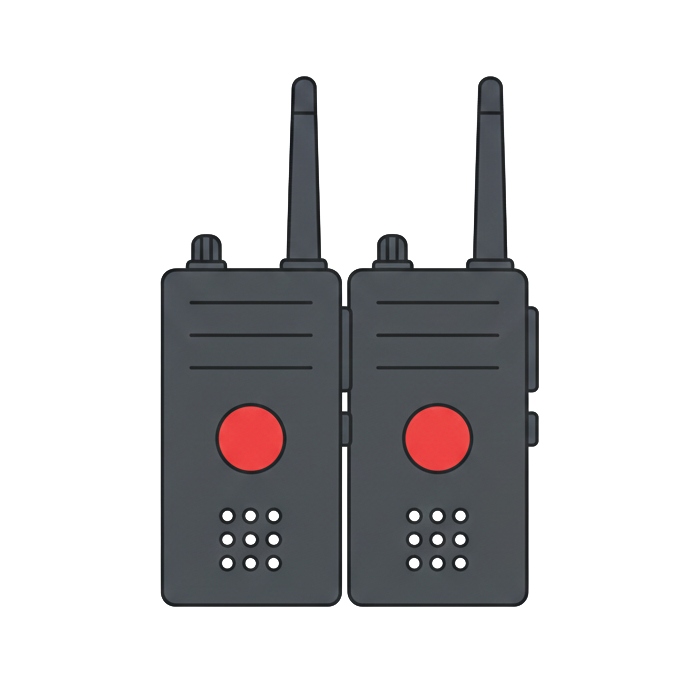 Kit de 2 Walkies Talkies