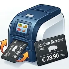 Impresora de etiquetas de precio