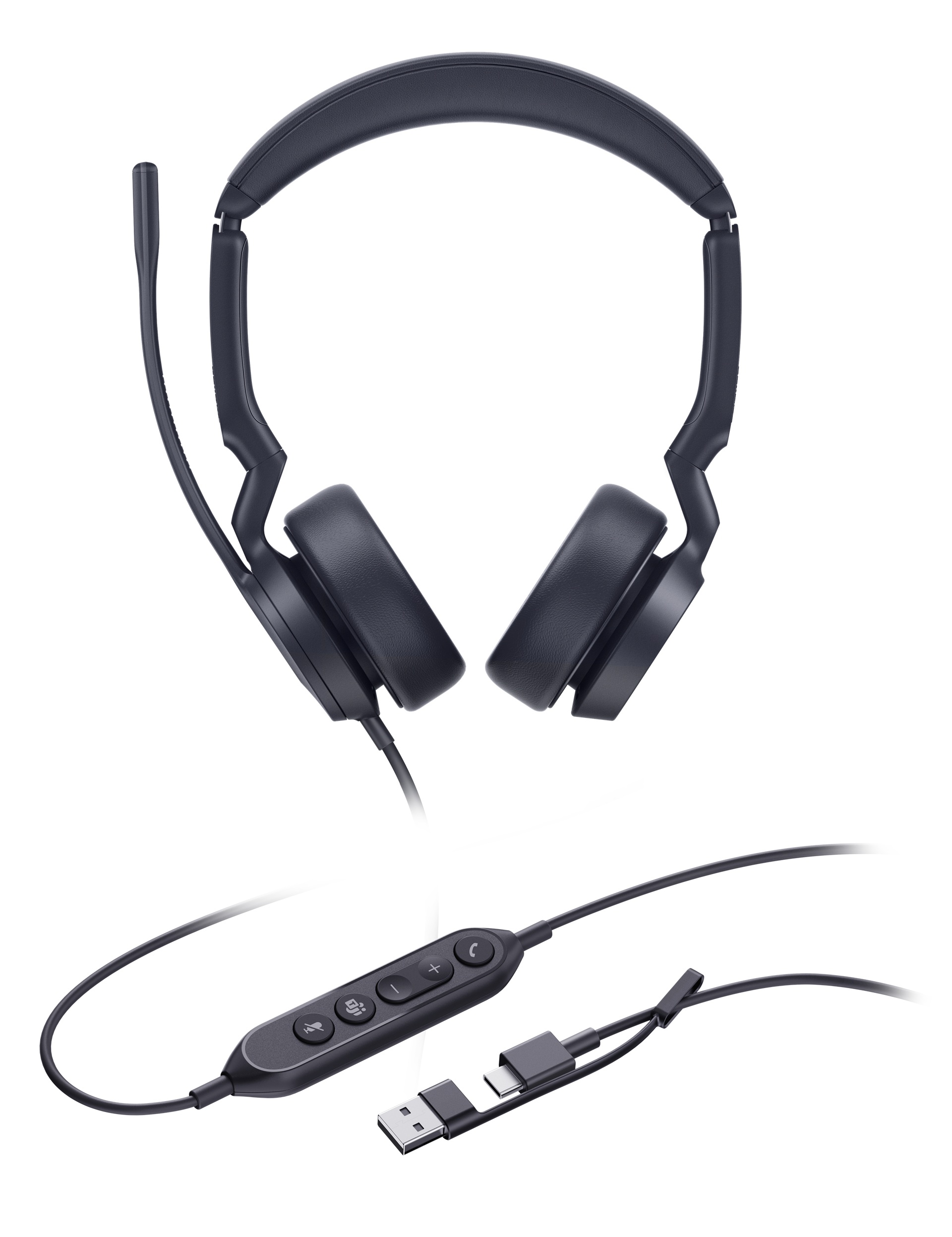 Product Image for Yealink UH46 Doble UC USB-C/A - Auriculares Telefonicos USB