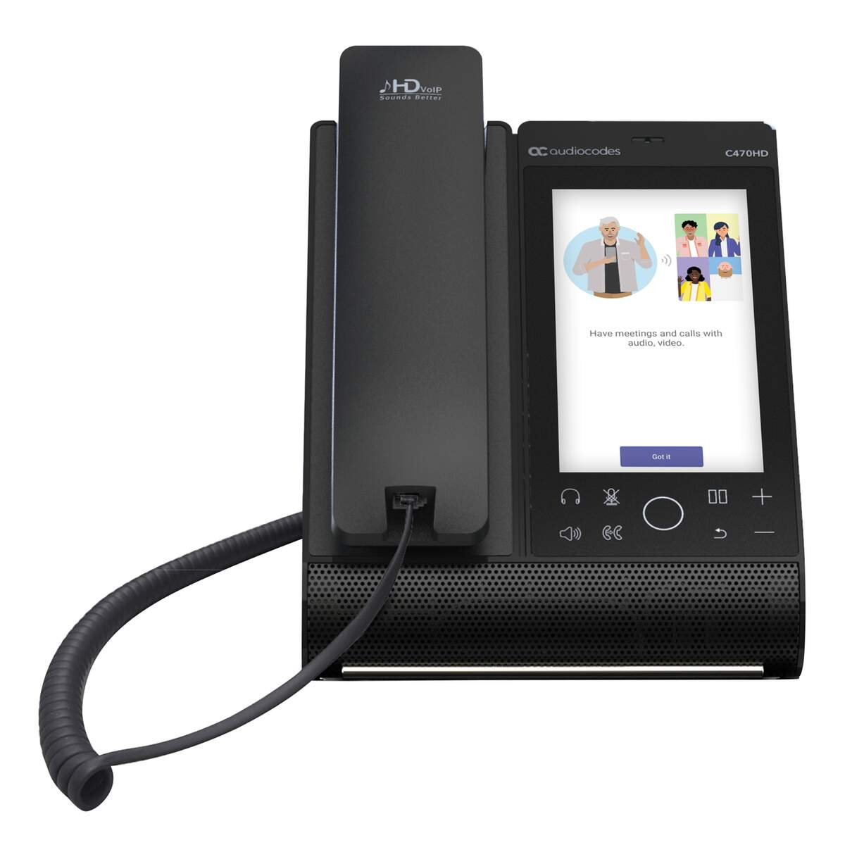 Product Image for Códigos de audio C470HD - Teléfono Microsoft Teams Audiocodes