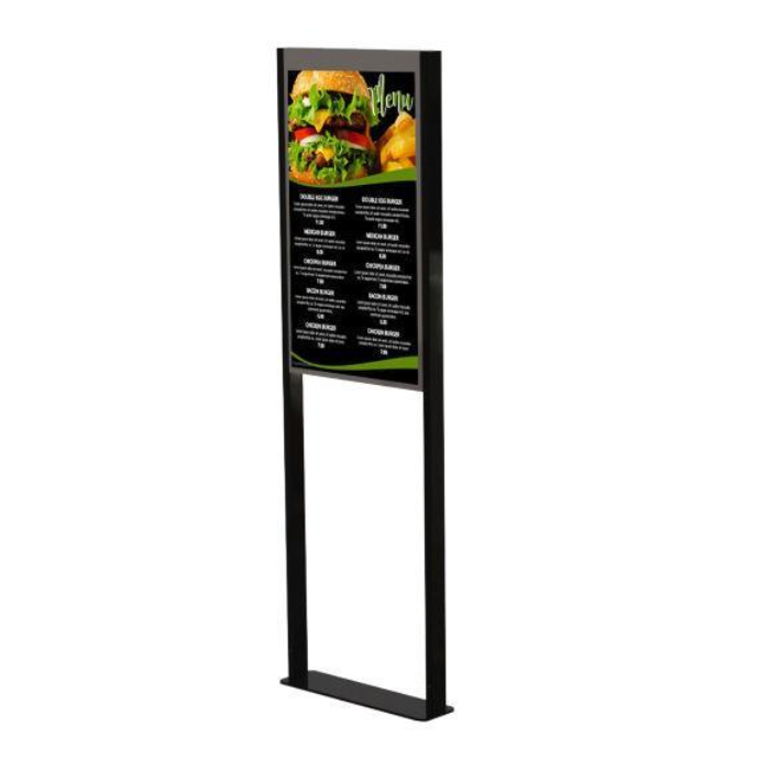 Product Image for Pack doble pantalla Samsung OM55N-DS con su soporte de doble cara sobre pie - Pantallas Profesionales - Pantalla Señalización Digital