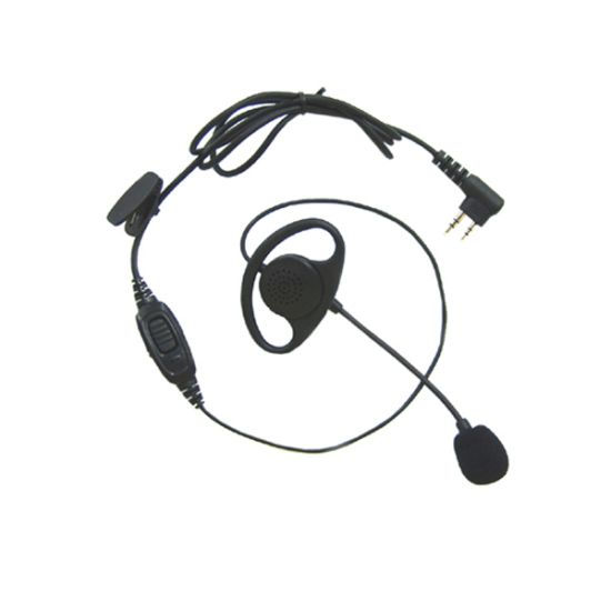 Auricular en contorno de oreja con brazo frontal para HYT TC2110/518/610