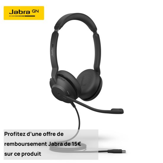 Jabra Evolve2 30 Duo MS USB-C