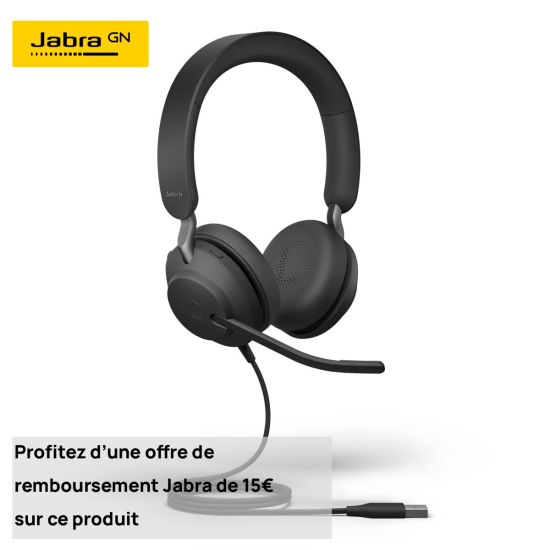 Jabra Evolve2 40 USB-A UC auriculares con micrófono jabra