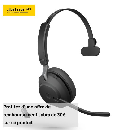 Jabra Evolve2 Mono 65 MS - Auriculares Jabra Evolve
