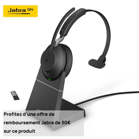 Jabra Evolve2 65 MS mono - Auriculares Jabra Evolve