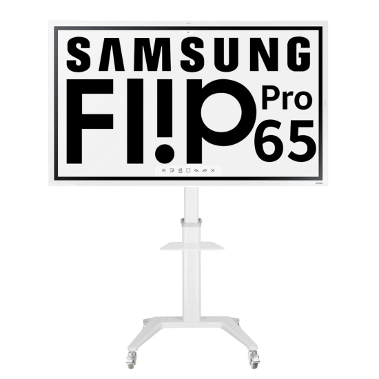 Samsung Flip PRO 65 con soporte rodante giratorio - WM65B