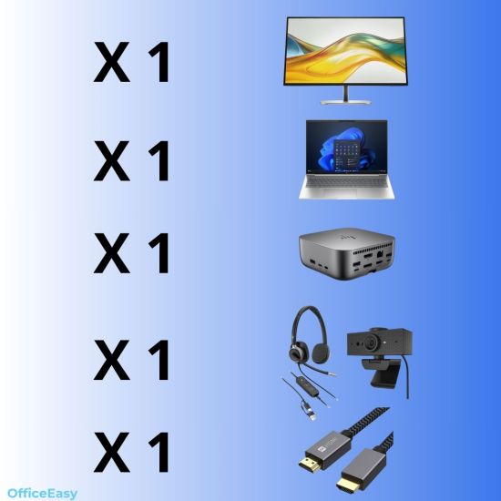 composición del paquete hp kit