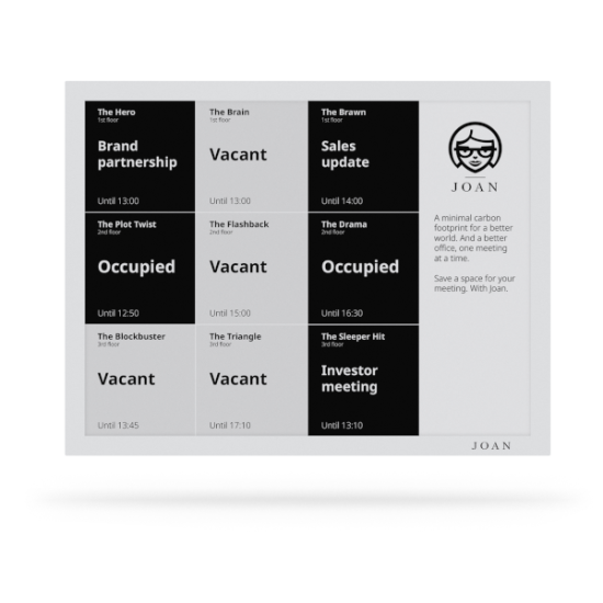 Pantalla de reserva de sala Joan 13