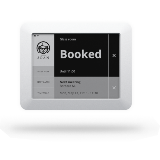 Joan 6 Pantalla de reserva de sala de reuniones