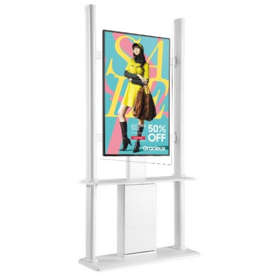 Kit de Señalización Digital Totem de Video, Formato Vertical - Samsung QM43R