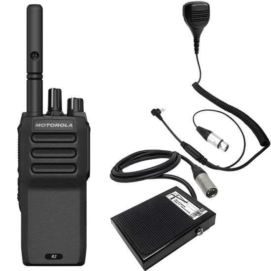 Motorola R2 analogique UHF + Pédale de grue