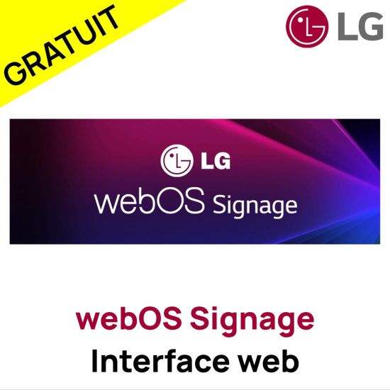 LG WebOS Signage software gratuito para pantalla de señalización digital