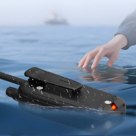 RETEVIS RM15 avec flash LED, radio tombée à l'eau²