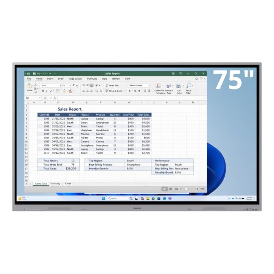 Samsung WEFX75 pulgadas - Samsung WE75FX