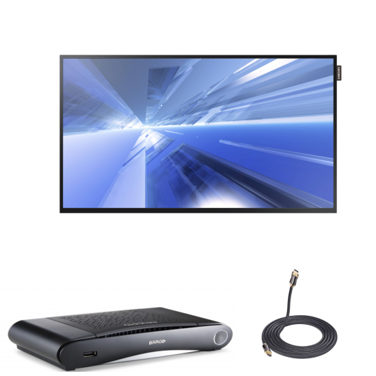 Pack clickshare Barco pantalla dinámica Samsung