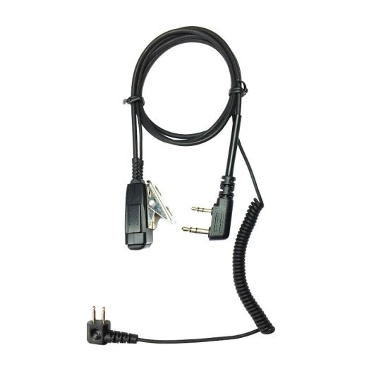 Cable Peltor para talkies Midland serie G (G10, G11,...) y CT (CT210, CT710...)