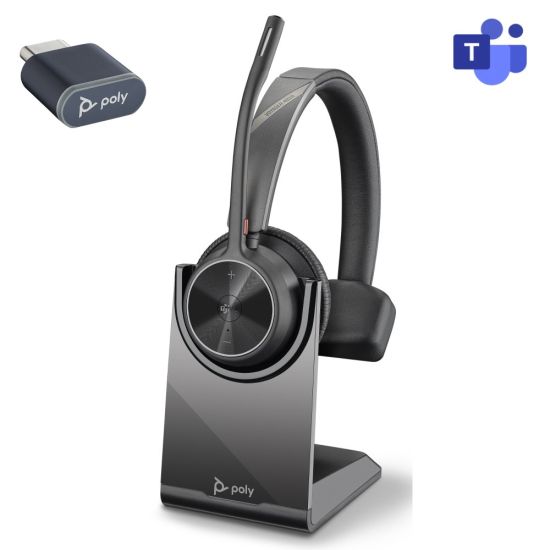 Auricular inalámbrico Bluetooth 4310 MS Teams USB C y base de carga