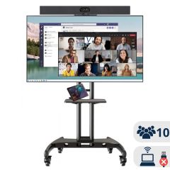 Kit de Videoconferencia Yealink Microsoft Teams Room + Pantalla - Soporte con Ruedas