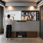 salle de réunion double écran