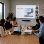kit proyector EPSON y cámara Yealink para sala de reuniones