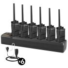 Paquete premium XT420 con cargador múltiple y auriculares bodyguard