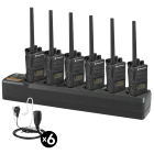 Paquete de seguridad Motorola XT460 con cargador de 6 posiciones - 5031753006396