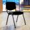 Buronomic Silla Práctica Negro - respaldo de tela