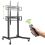Soporte con ruedas motorizado para pantallas grandes de 55" a 100"
