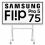 Samsung Flip Pro 5 de 75 pulgadas con Soporte rodante