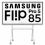 Samsung Flip Pro 5 de 85 pulgadas con Base con ruedas