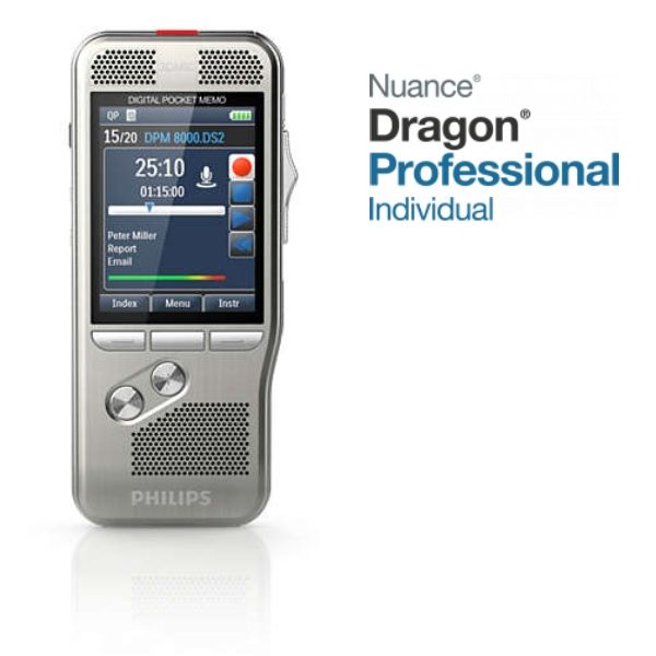 Product Image for Philips DPM8100 + software profesional Dragon