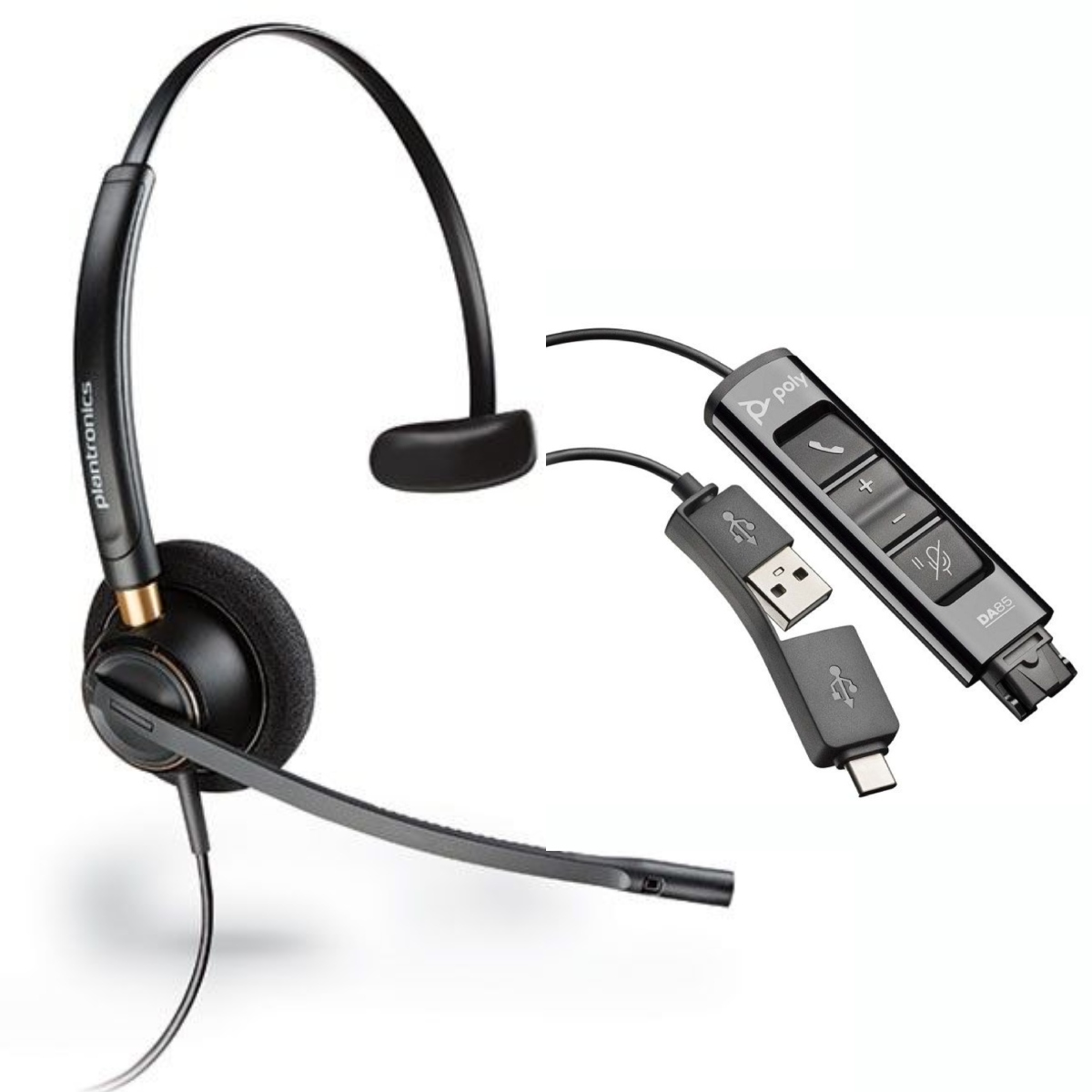 Product Image for Plantronics EncorePro 510 Digital con adaptador DA85 - Auriculares Telefonicos USB