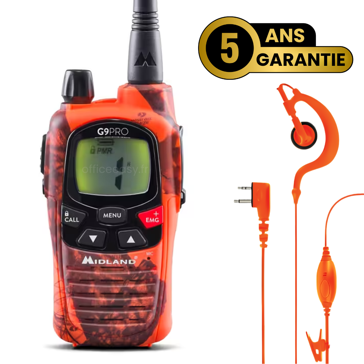 Product Image for Midland G9e Pro Blaze + Auricular confort Blaze - Walkie Talkie sin Licencia Midland