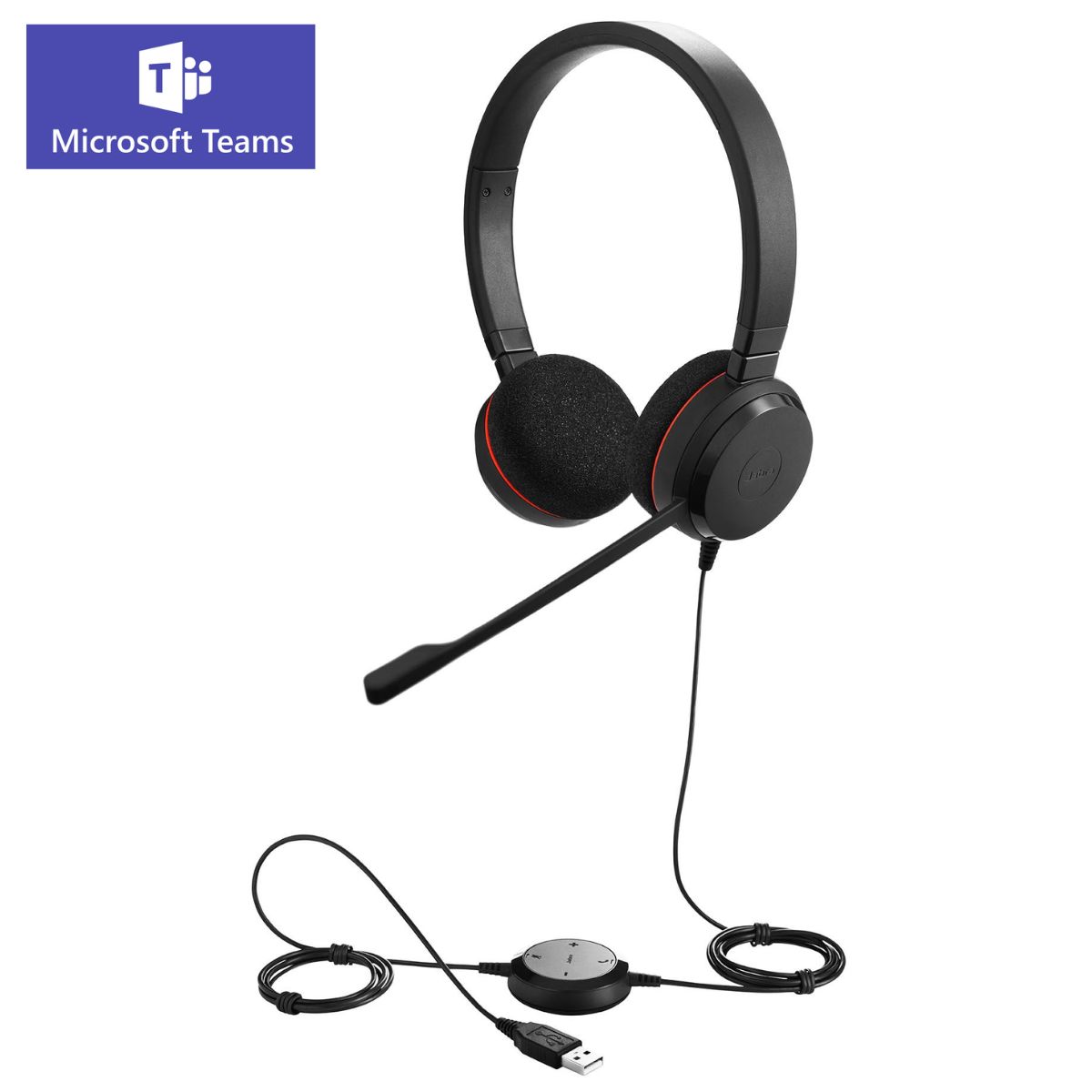 Product Image for Jabra Evolve 20 MS Stereo - Auriculares Telefonicos USB