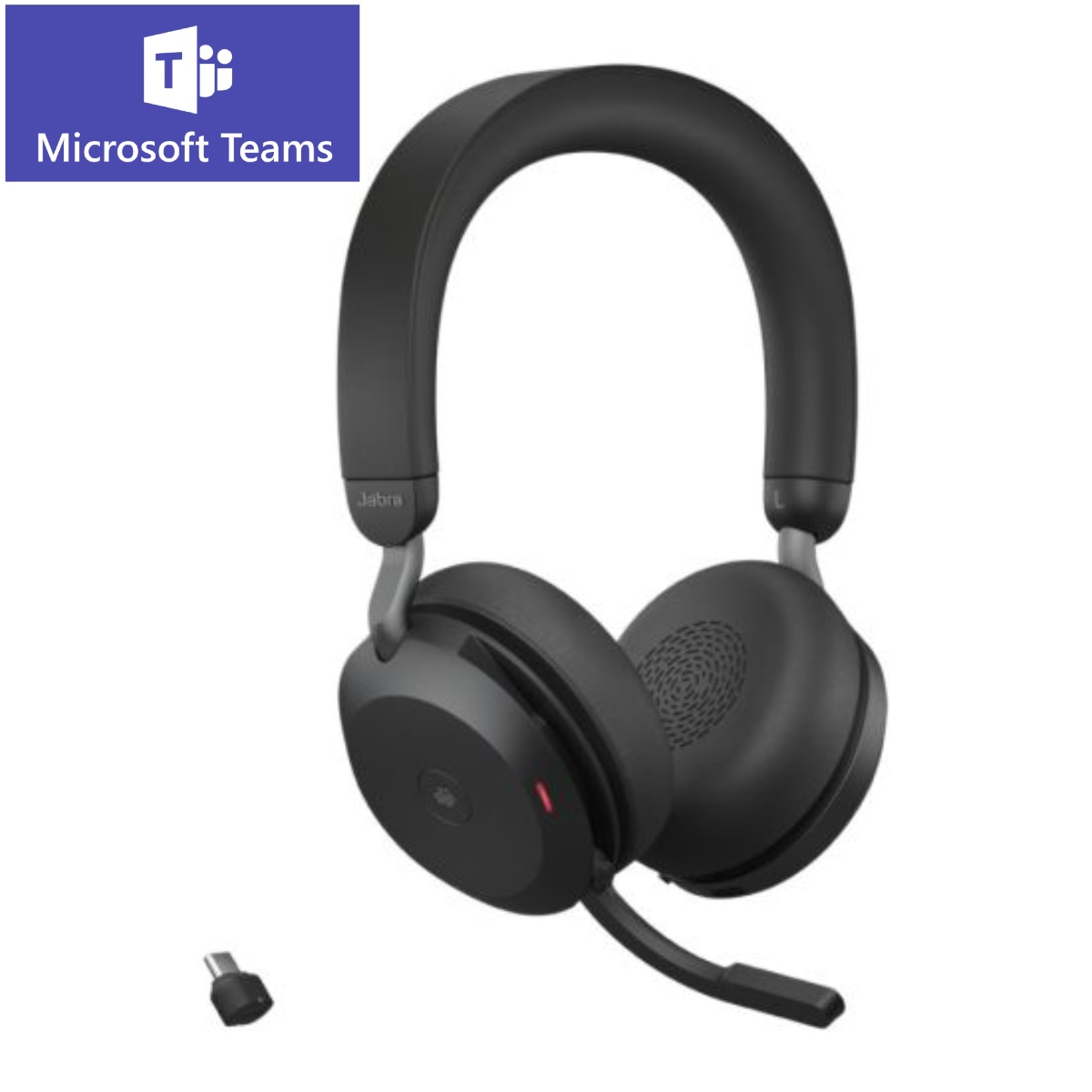 Product Image for Jabra Evolve2 75 MS estéreo con dongle USB-C - Auriculares Telefonicos