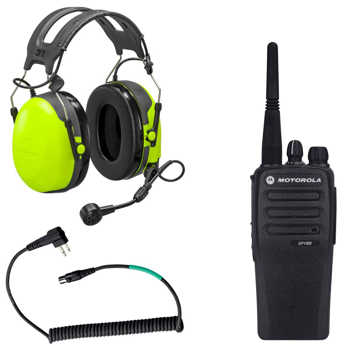 Product Image for Kit casco antiruido y Walkie Talkie UHF - Auriculares Antiruido