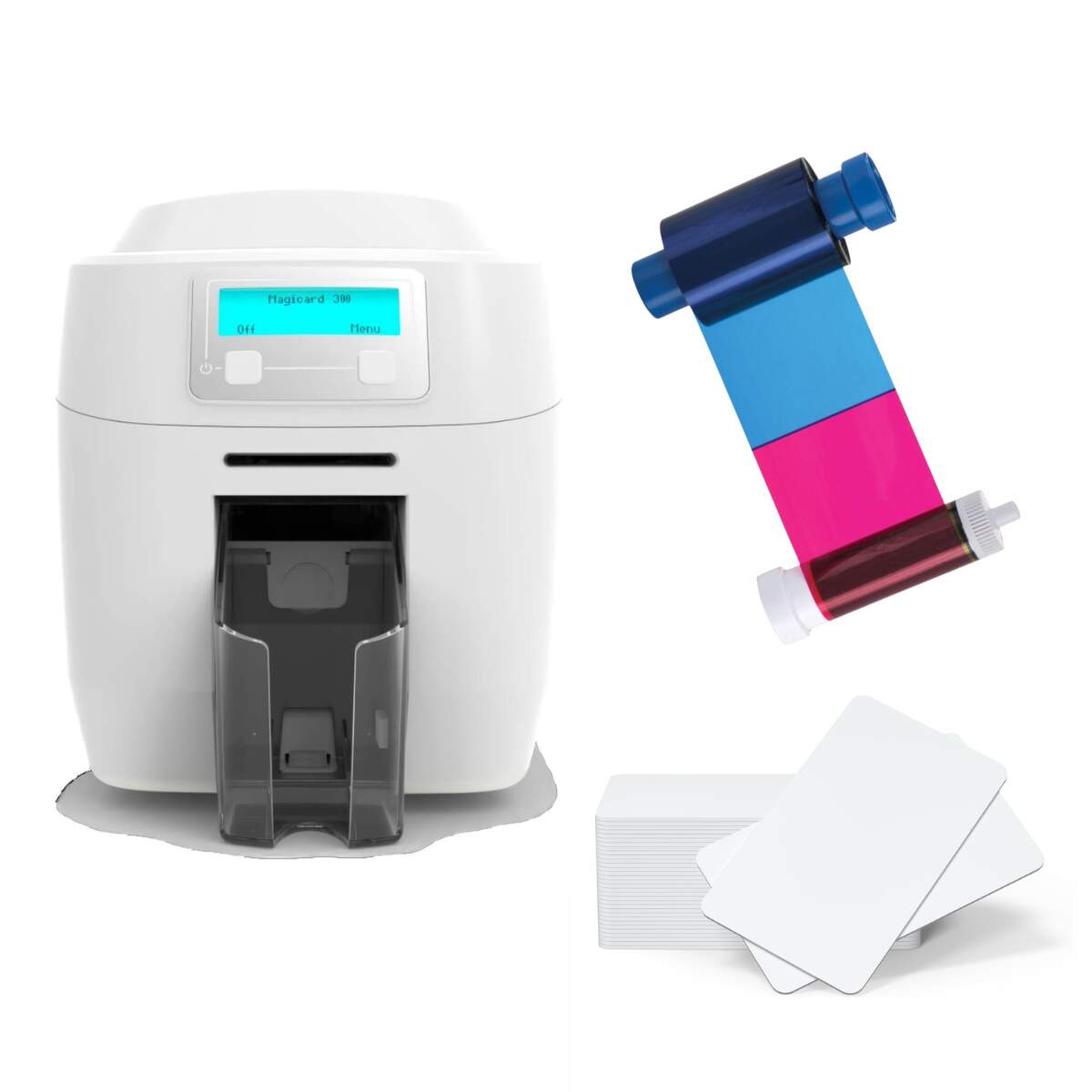 Product Image for Kit Magicard 300 - Double Face | USB  + Ethernet