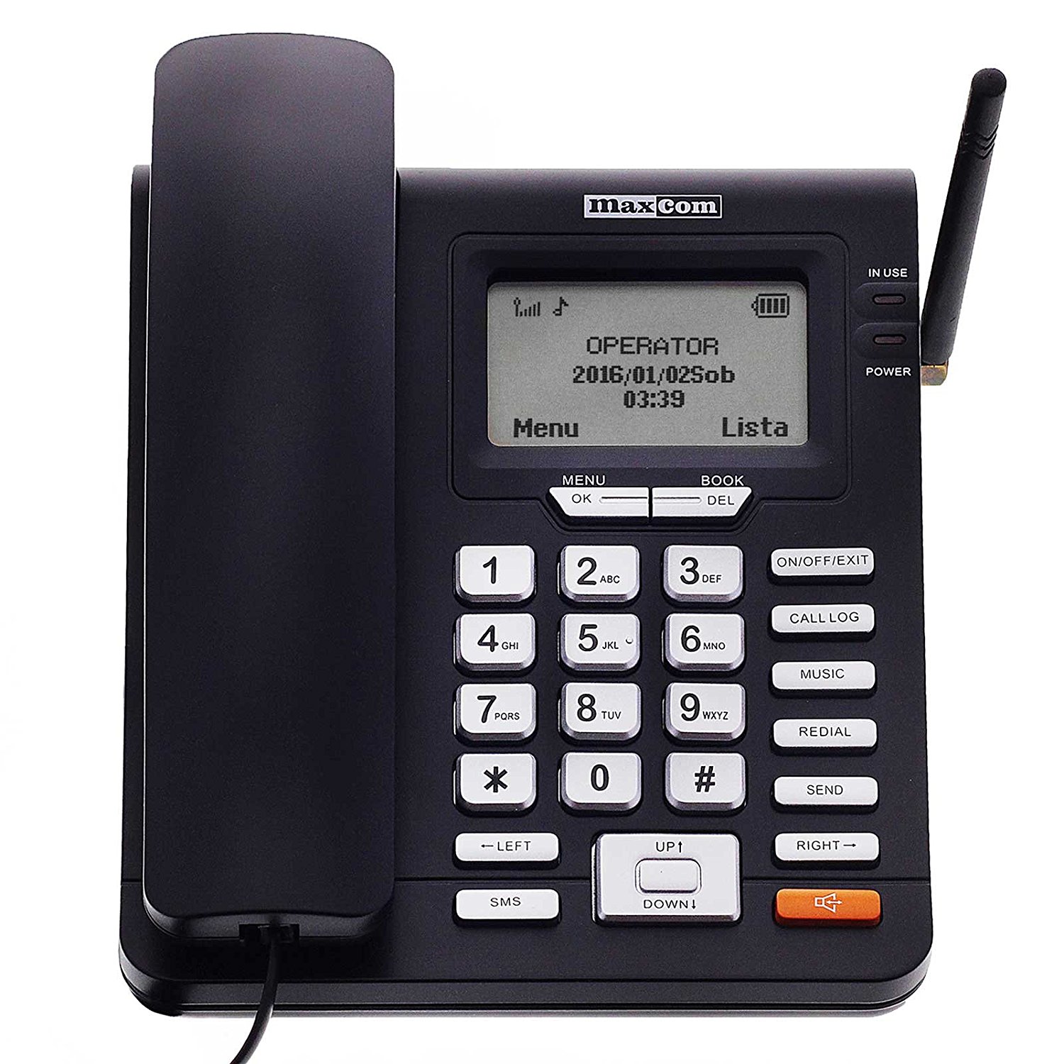 Product Image for Maxcom MM28D - embalaje abierto - Teléfono Fijo con Tarjeta SIM