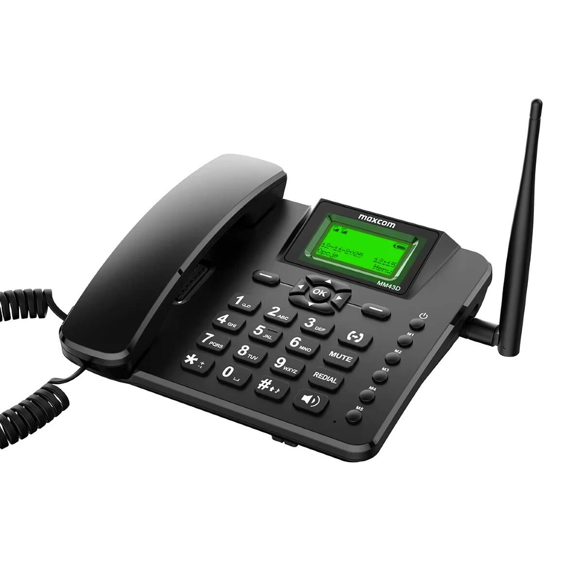 Product Image for Maxcom MM43D - Teléfono Fijo con Tarjeta SIM
