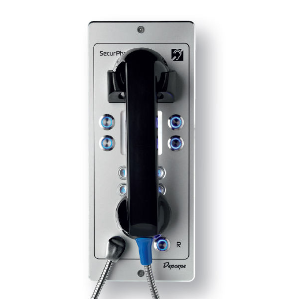 Product Image for Depaepe SECURPHONE CON TECLADO 4 memorias (Gris) - Teléfonos Analógicos - Fijos