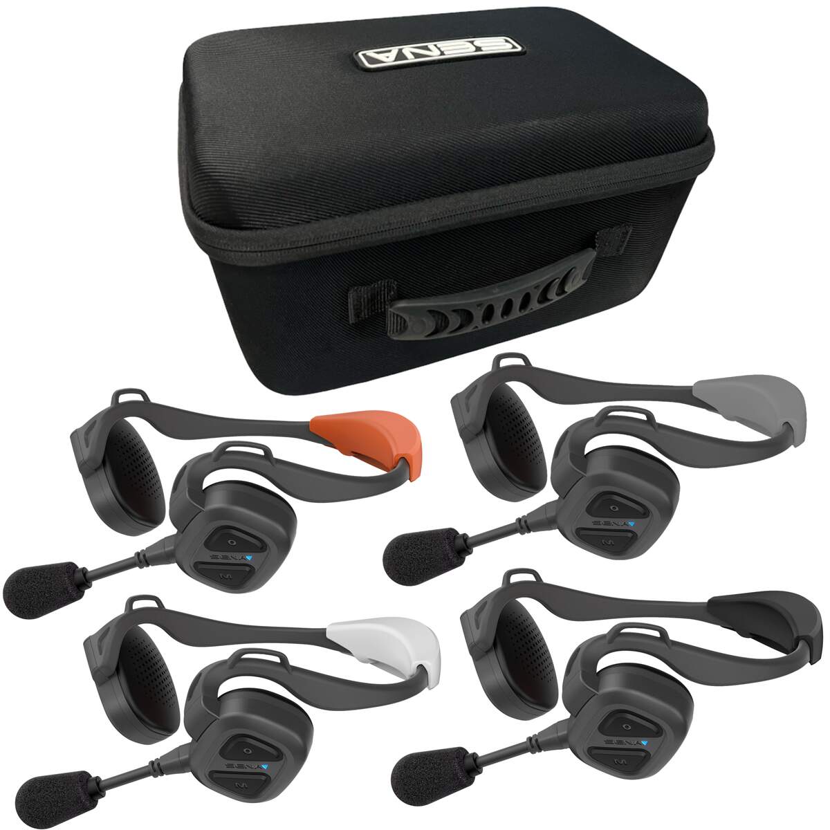 Product Image for Kit de 4 Sena NAUTITALK Bosun + Maleta de Transporte - Système Intercom Sena
