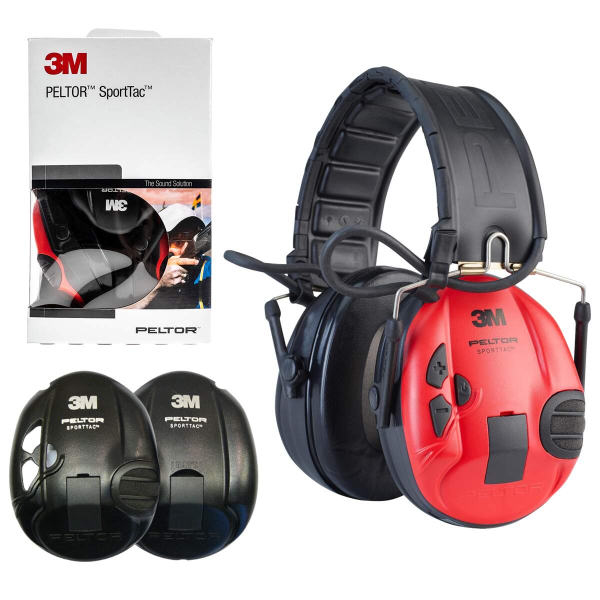 Product Image for 3M Peltor SportTac Tir - Auriculares Antiruido