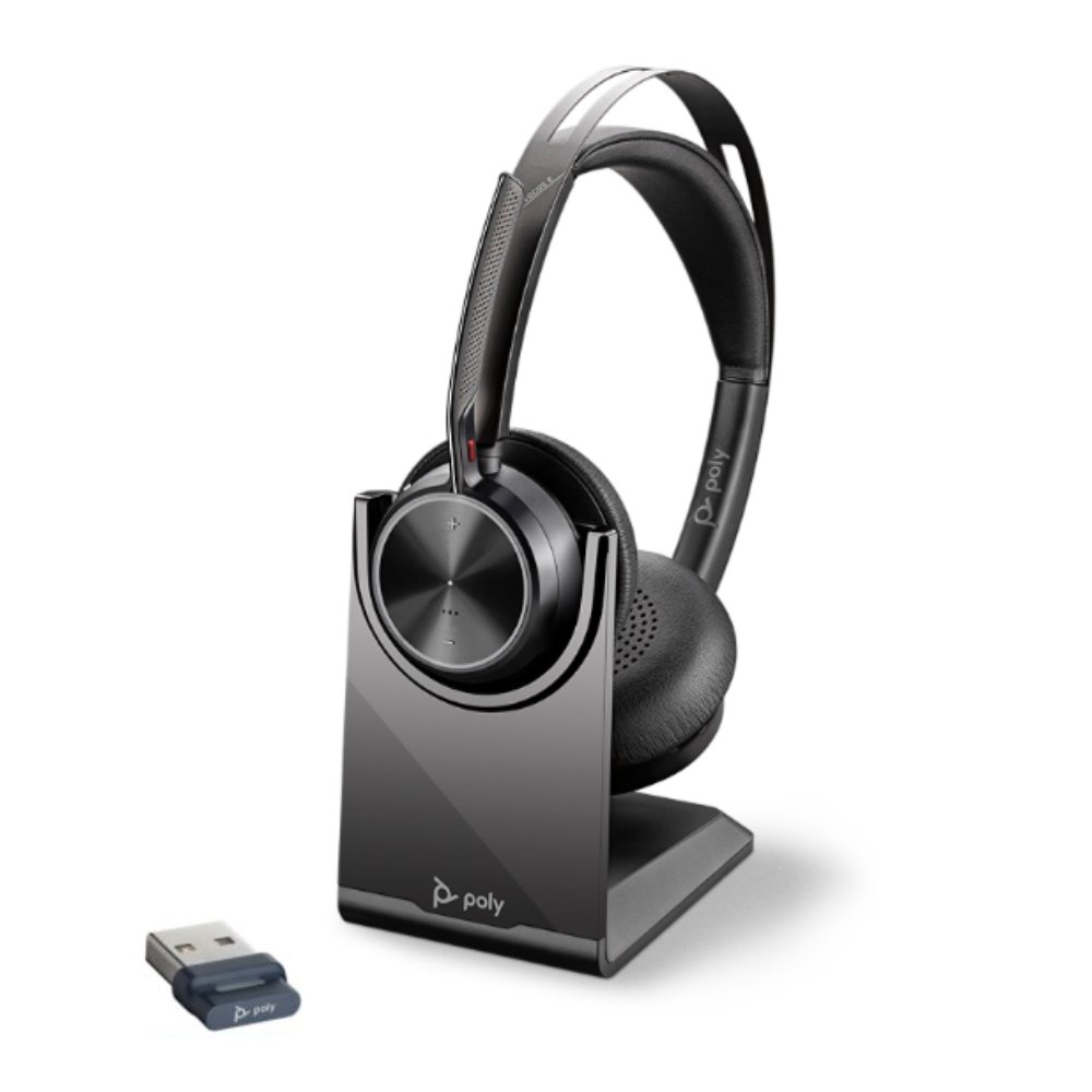 Product Image for Poly Voyager Focus 2 UC USB-A con Base de carga - Auriculares Telefonicos